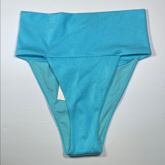 aerie Other - Aerie Aqua Textured Bikini Bottom